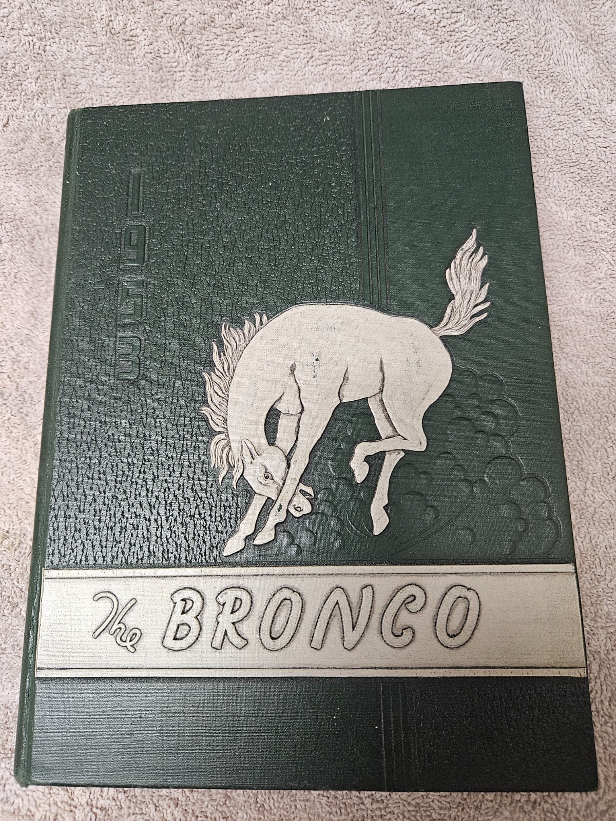1953 Stephen F. Austin High School Yearbook - Bryan, Texas. / The Bronco