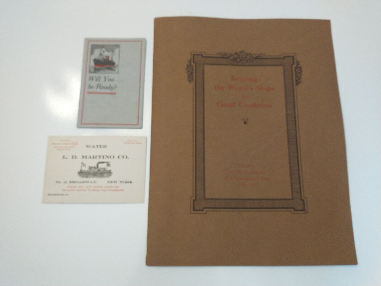 Morse Dry Dock Brooklyn, NY Vintage Paper Group Brochures & Photos as Pictured