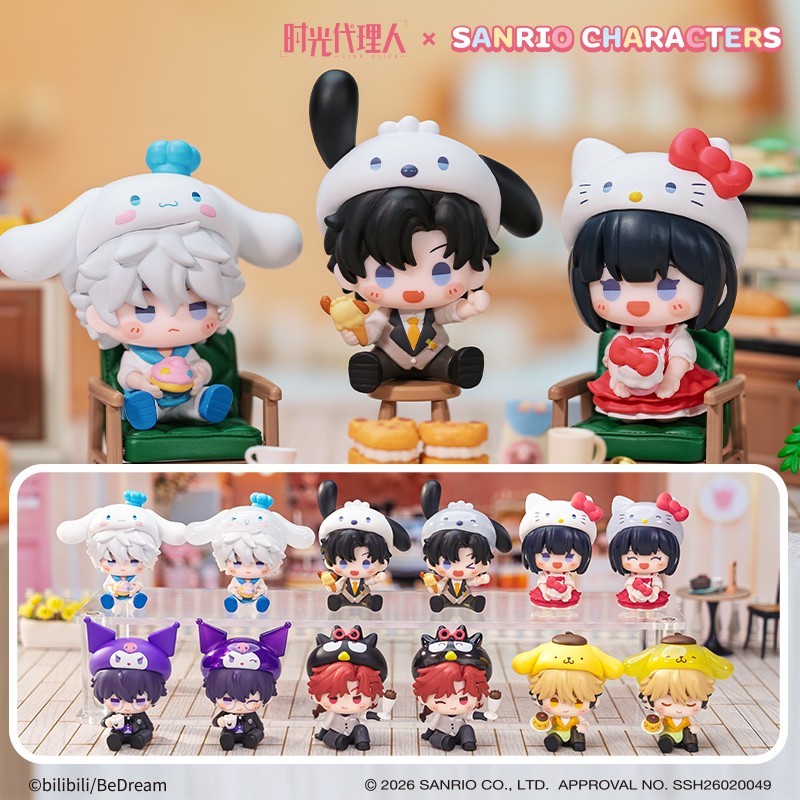 CardFun Link Click × Sanrio Characters Anime Sweet Time MINI Figure Random 1 Pcs