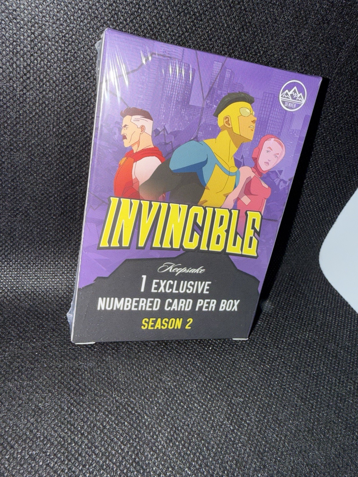 Sealed 2026 Invincible Season 2 Exclusive Denver Mystery Box - Chase The 1/1 Sealed 2026 Invincible Season 2 Exclusive Denver Mystery Box - Chase The 1/1