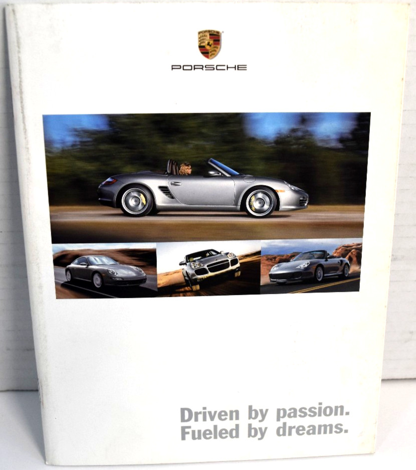 2005 Porsche Full Line Brochure 34 Pages Boxster 911 GT3 Carrera GT Cayenne GOOD
