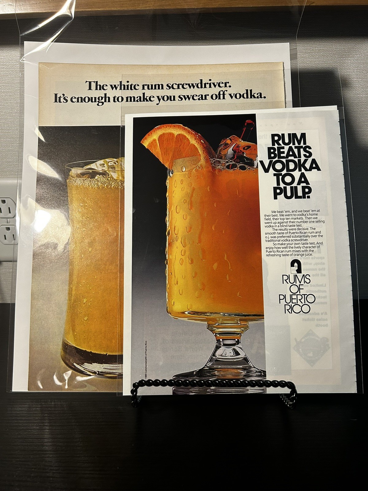 1976 & 1990 Two (2) Rums of Puerto Rico Vintage Magazine Paper Advertisements 1976 & 1990 Two (2) Rums of Puerto Rico Vintage Magazine Paper Advertisements