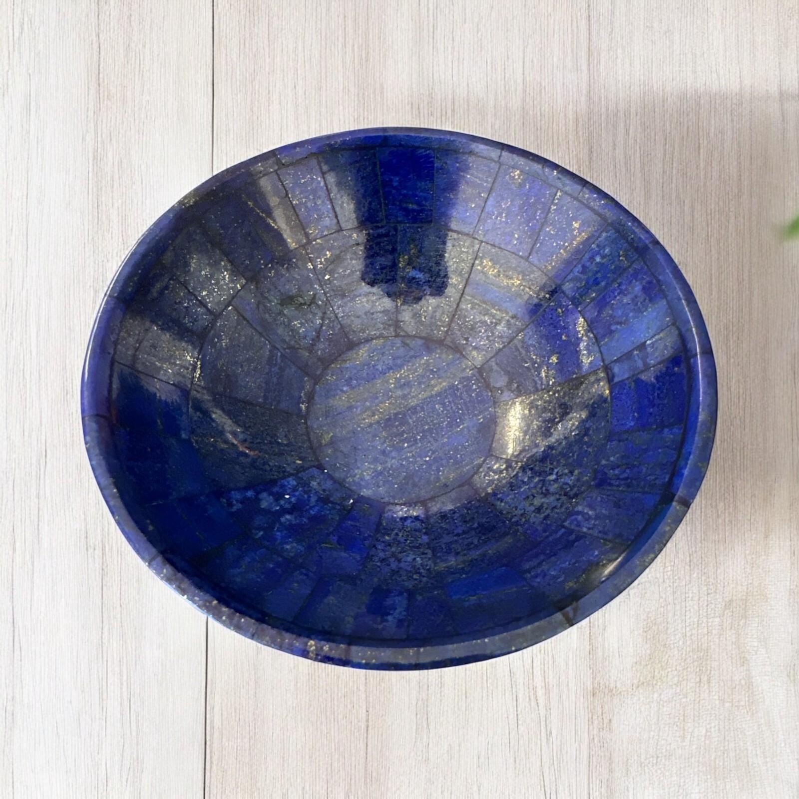 Lapis Lazuli Handmade Dyed Bowl Hand Carved Crystal Stone, Size-M