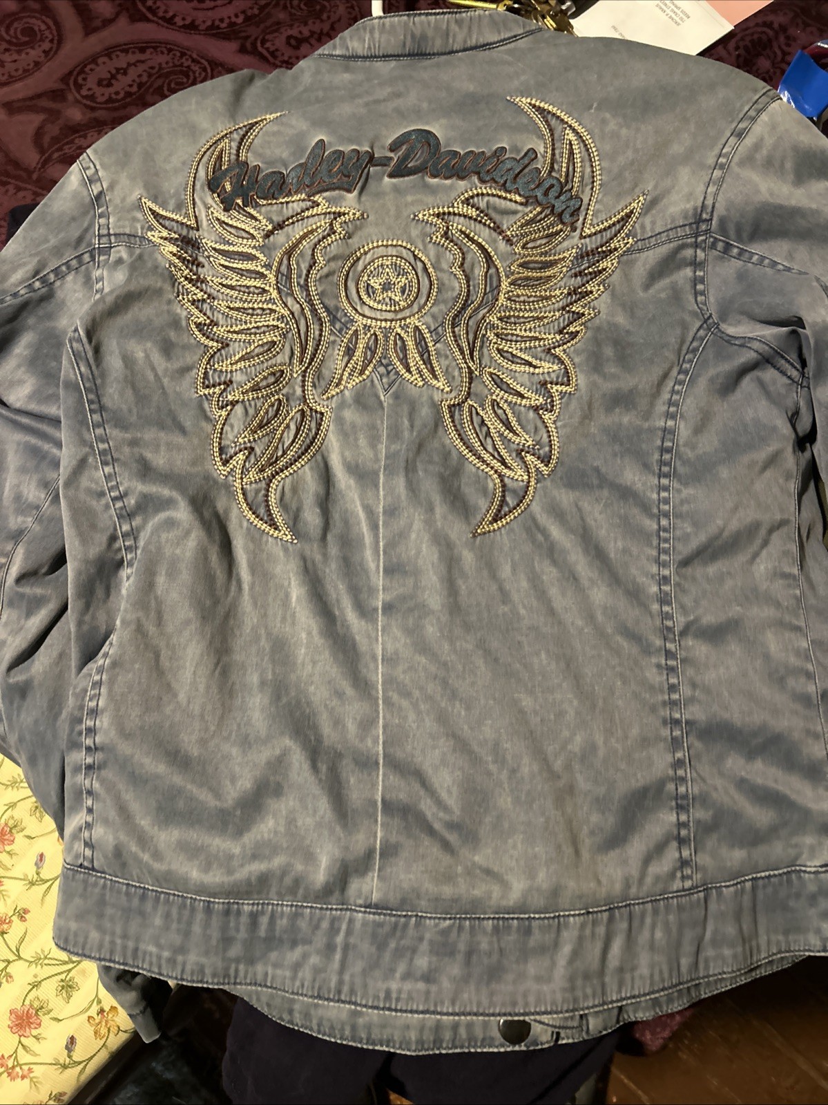 Harley Davidson 9 Women’s Shirts And Jacket Grab Bag . All H.D