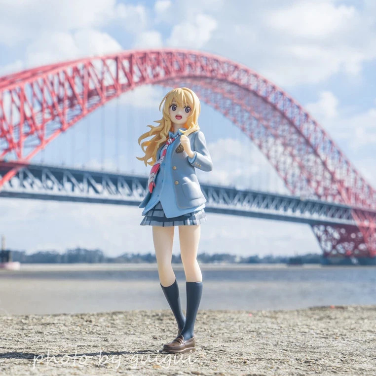 Kaori Miyazono Figure Your Lie In April Anime PVC Statue School Uniform