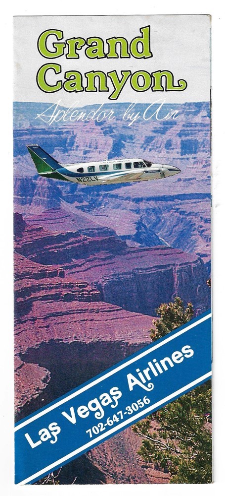 Vintage 1980\'s LAS VEGAS AIRLINES Grand Canyon \
