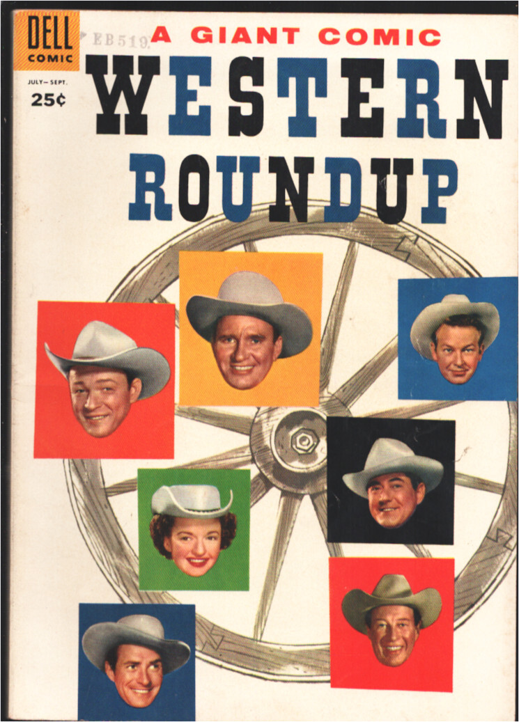 Western Roundup #11  1955 - Dell  -VF - Comic Book