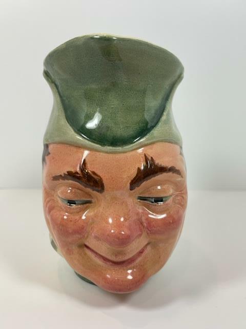 Vintage Puck Toby Mug Jug Hand Painted Lancaster Sandland England 5.25