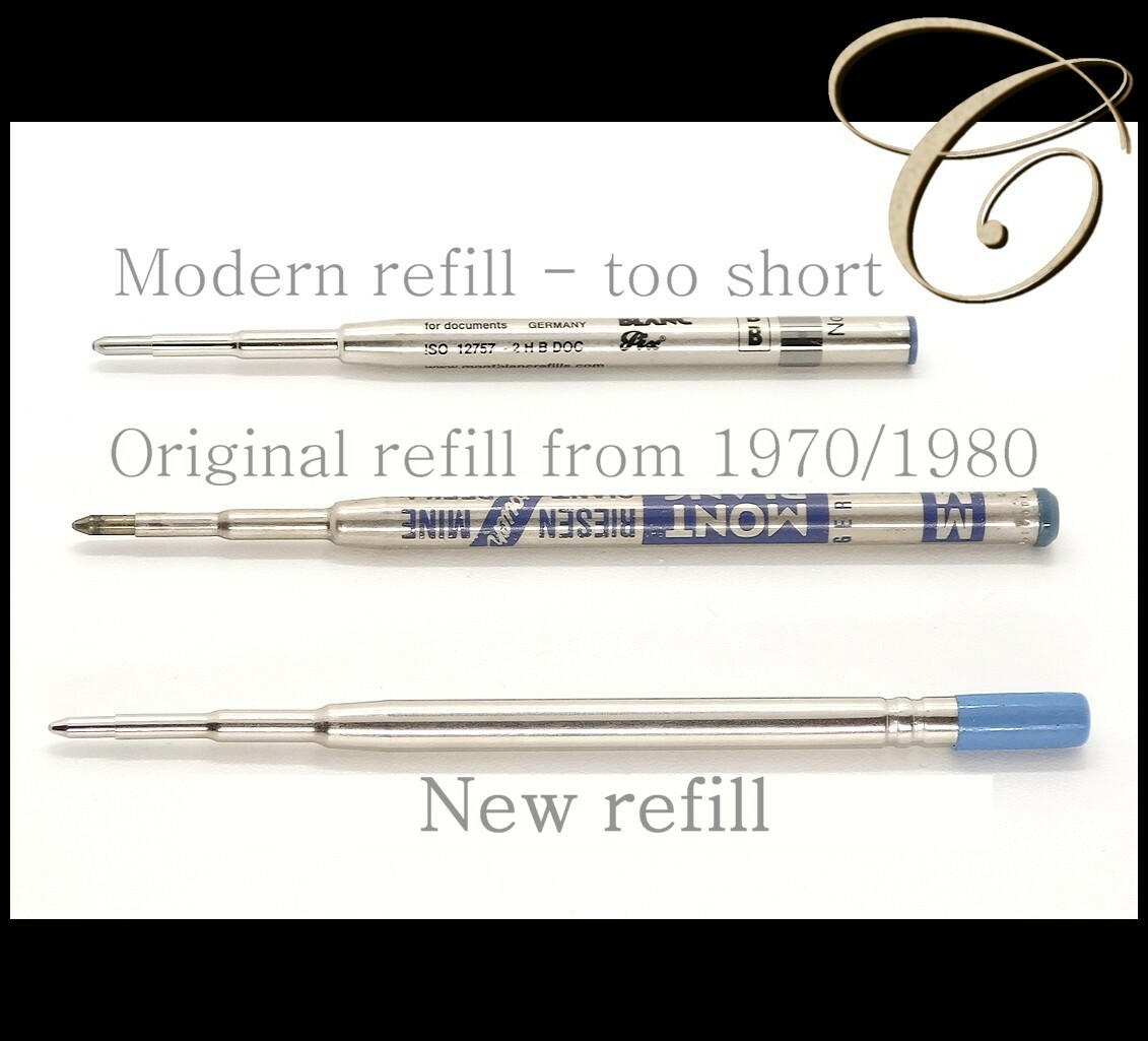 Long Giant Refill | Riesenmine for Vintage Montblanc Pens from the 1970/1980s