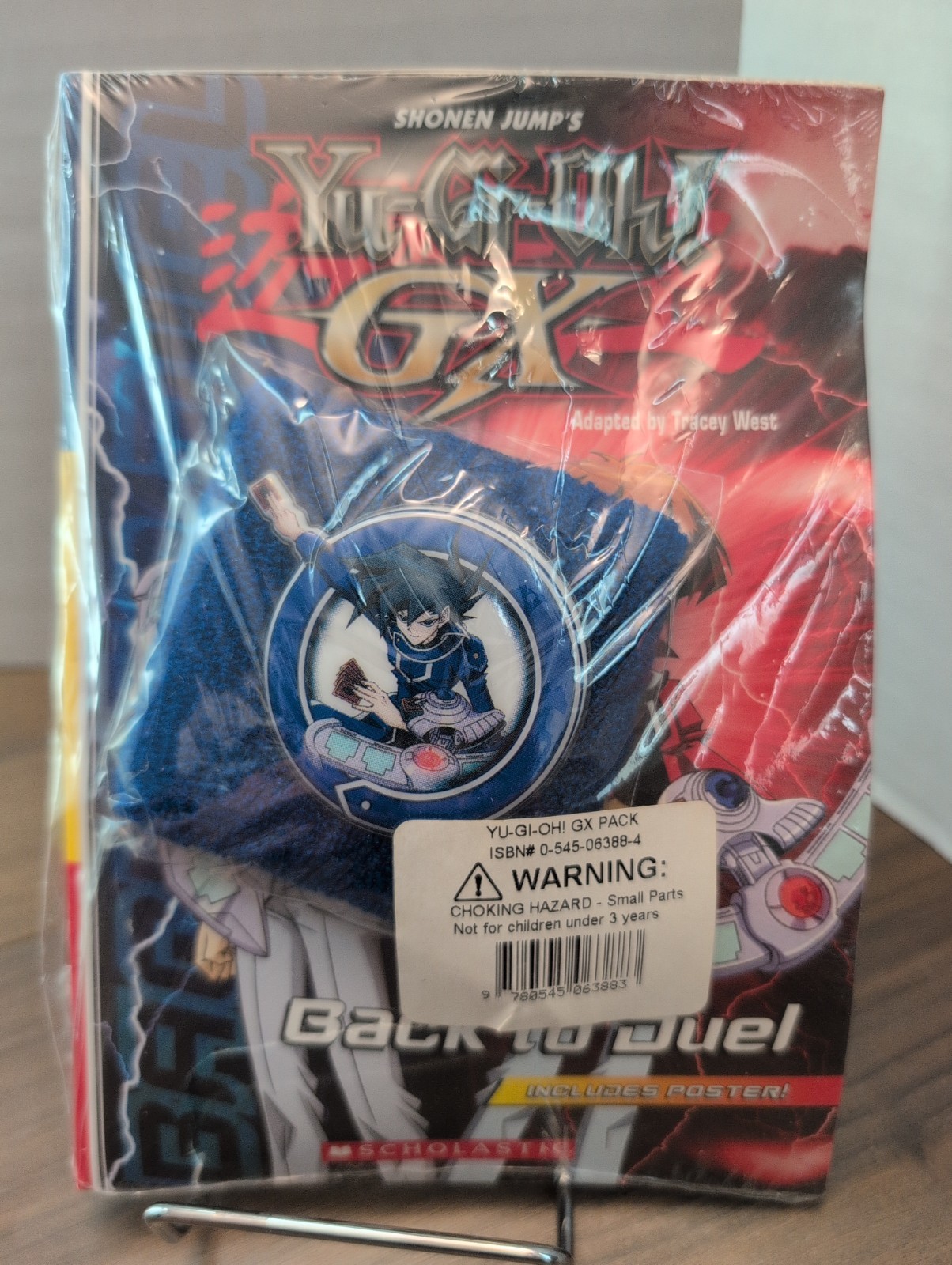 Vintage 2007 Yu-Gi-Oh GX Scholastic Book Pack Back To Duel Sealed W/ Wristband
