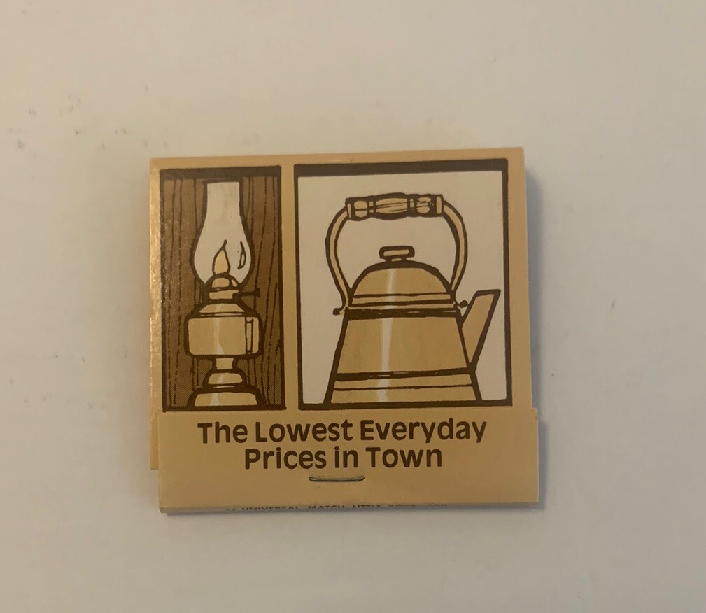 Vintage Wal-mart Matchbook Full Unstruck Ad Matches Souvenir Collect