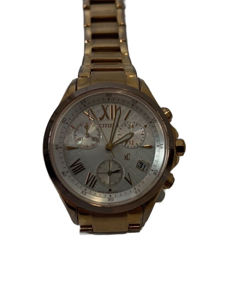 CITIZEN Quartz Watch XC Cross Sea Analog SLV GLD SS H504-T022049