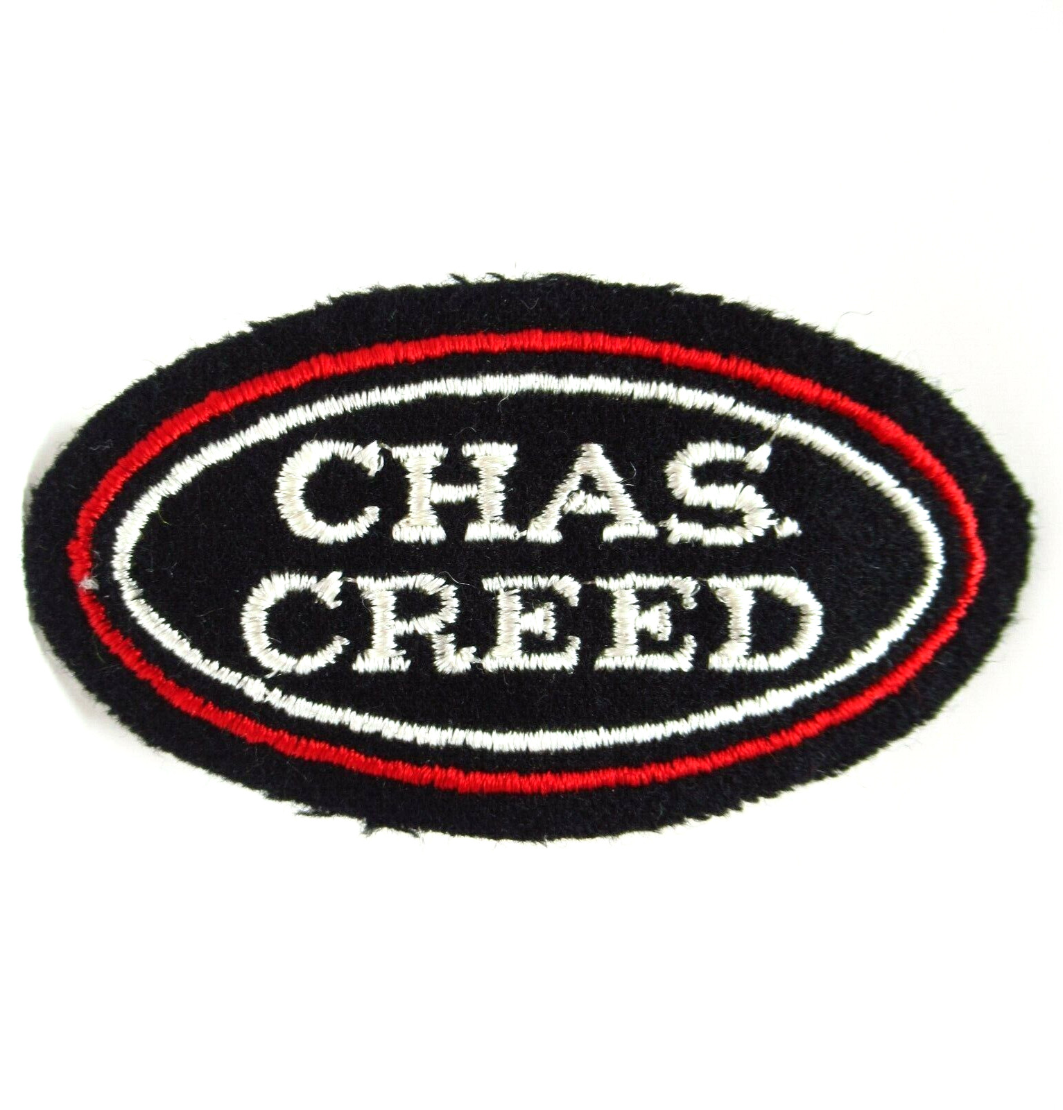 Charles Creed Patch Vintage Chas. Creed London Fashion Designer Logo