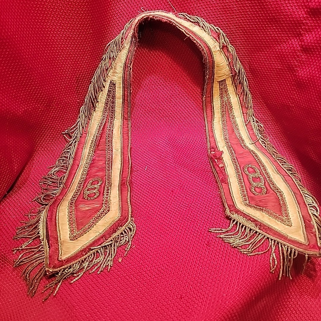 Vintage Antique ORDER OF ODD FELLOWS Rank Degree Ceremonial Collar Sash IOOF
