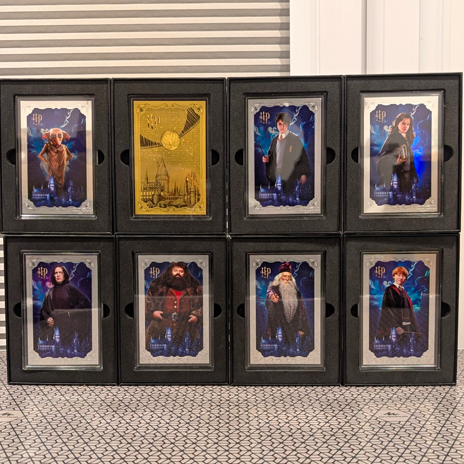 **FULL SET x8** Agoro Harry Potter Blind Box 5g Foil in The Golden Snitch 