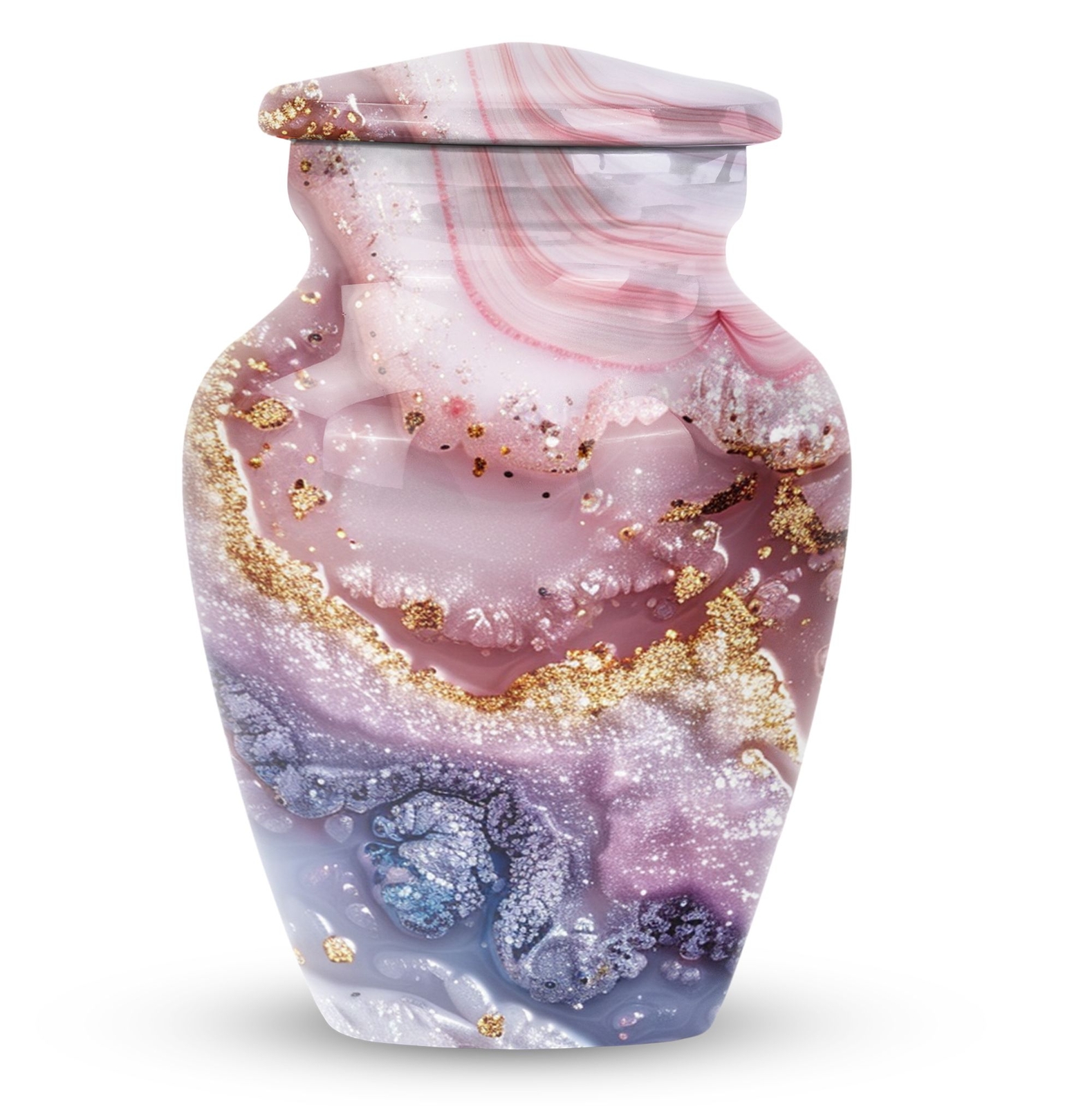Vibrant Swirl Urn:  A Pioneering Remedy for Remembering Loved Ones Keepsake
