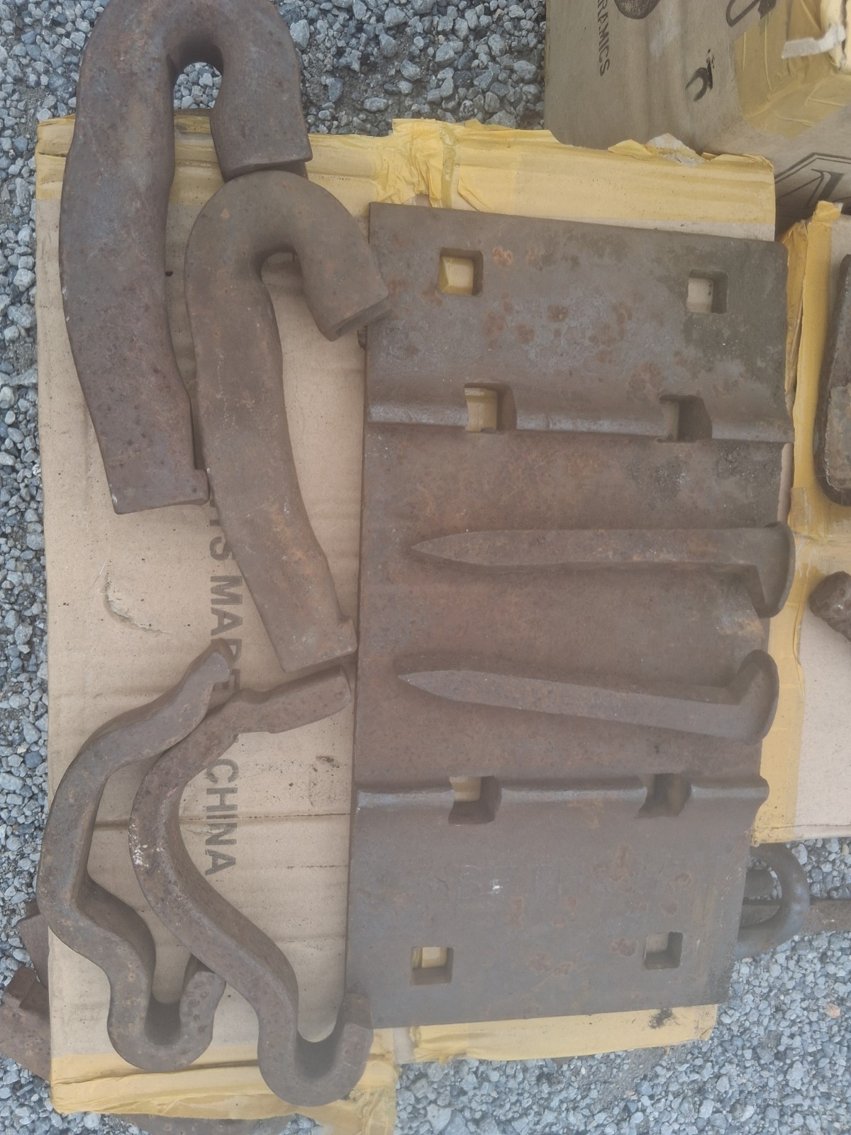 Vintage Railroad Tie Mounting Set Train Rail