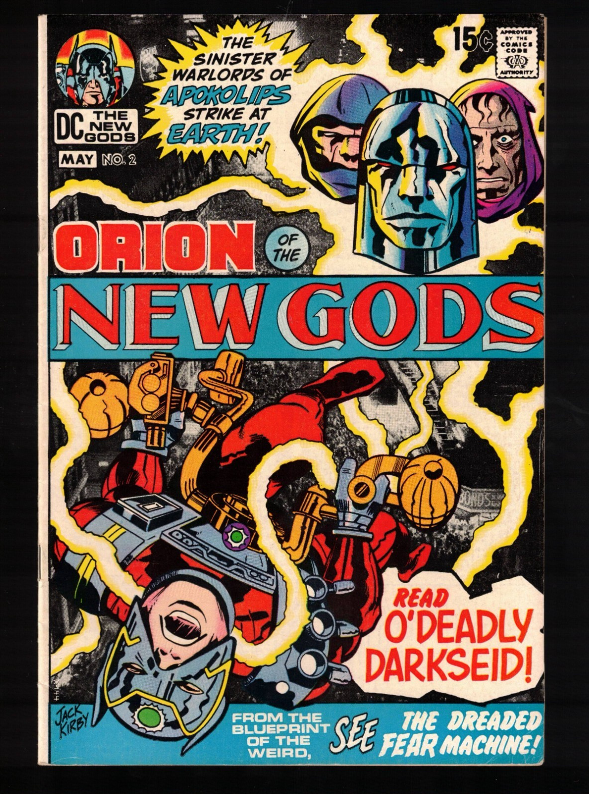 New Gods #2  1st Darkseid Cover  1971 VF  Very Fine Hi-Grade  DC Comic