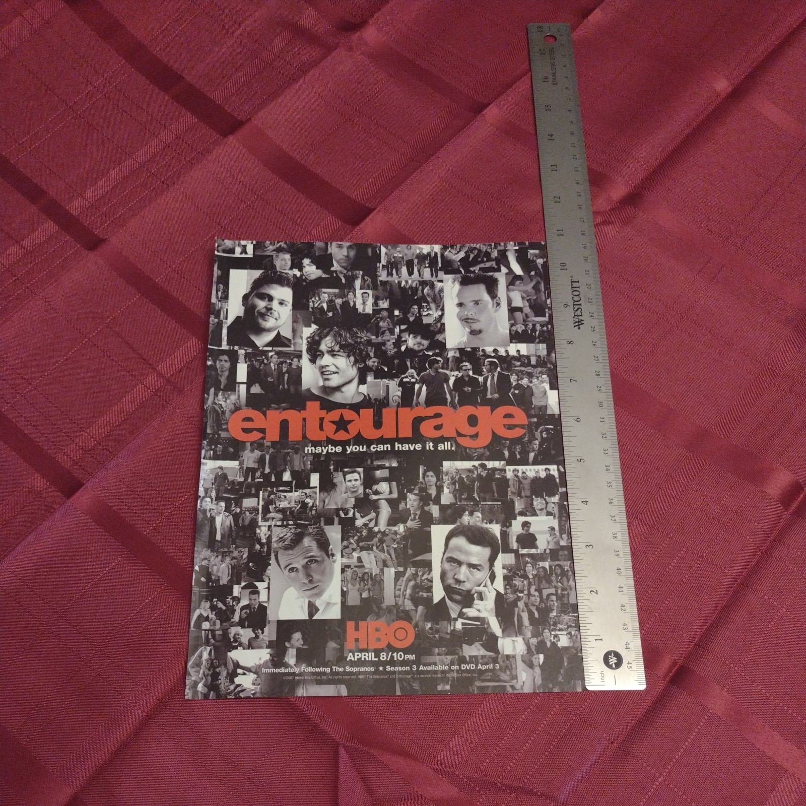 2007-Entourage maybe you can have it all on HBO-Print/AD-Classic
