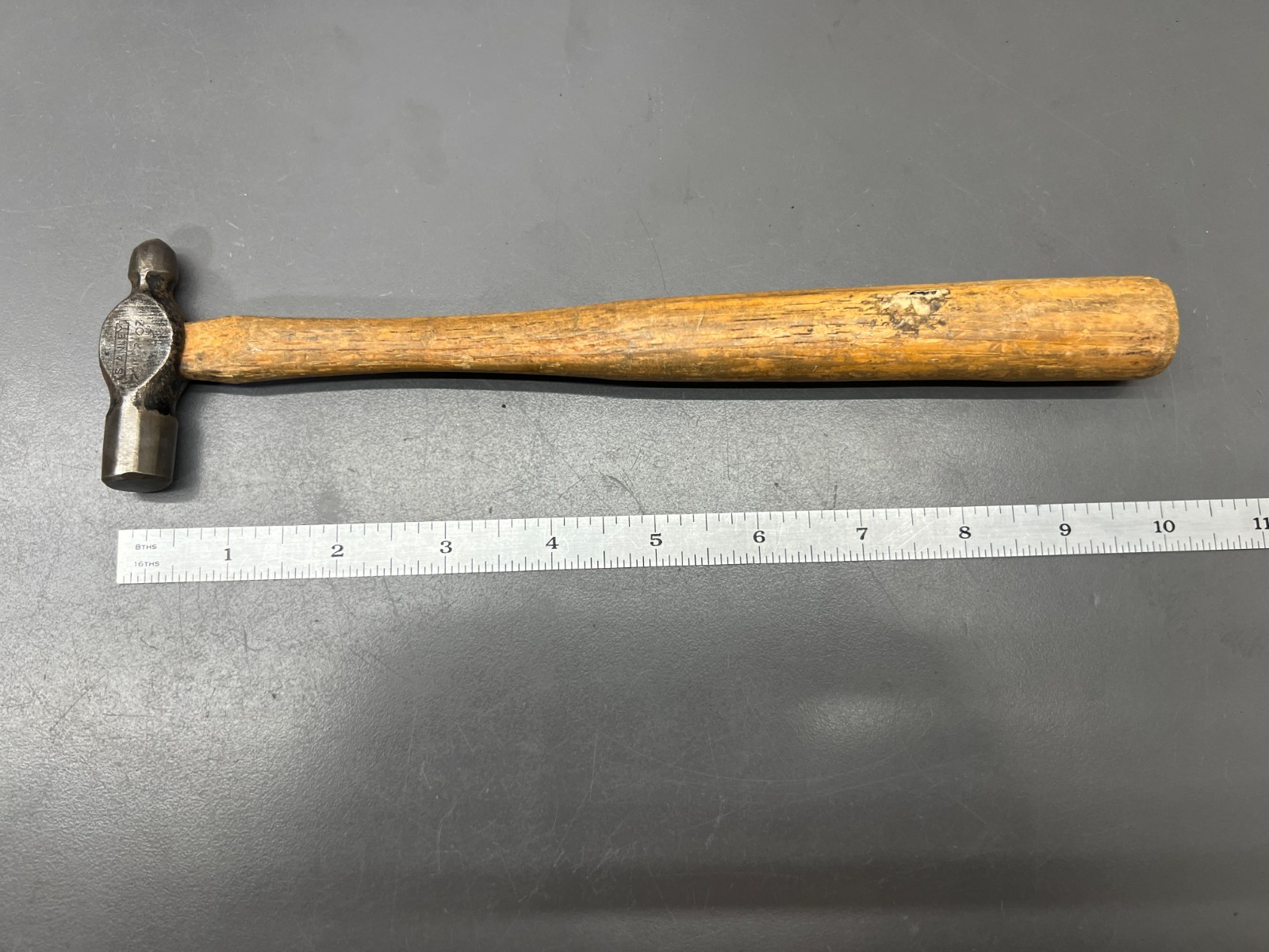 (H1) VINTAGE STANLEY 291B 2 OZ SMALL BALL PEEN HAMMER JEWELER GUNSMITH VGC USA