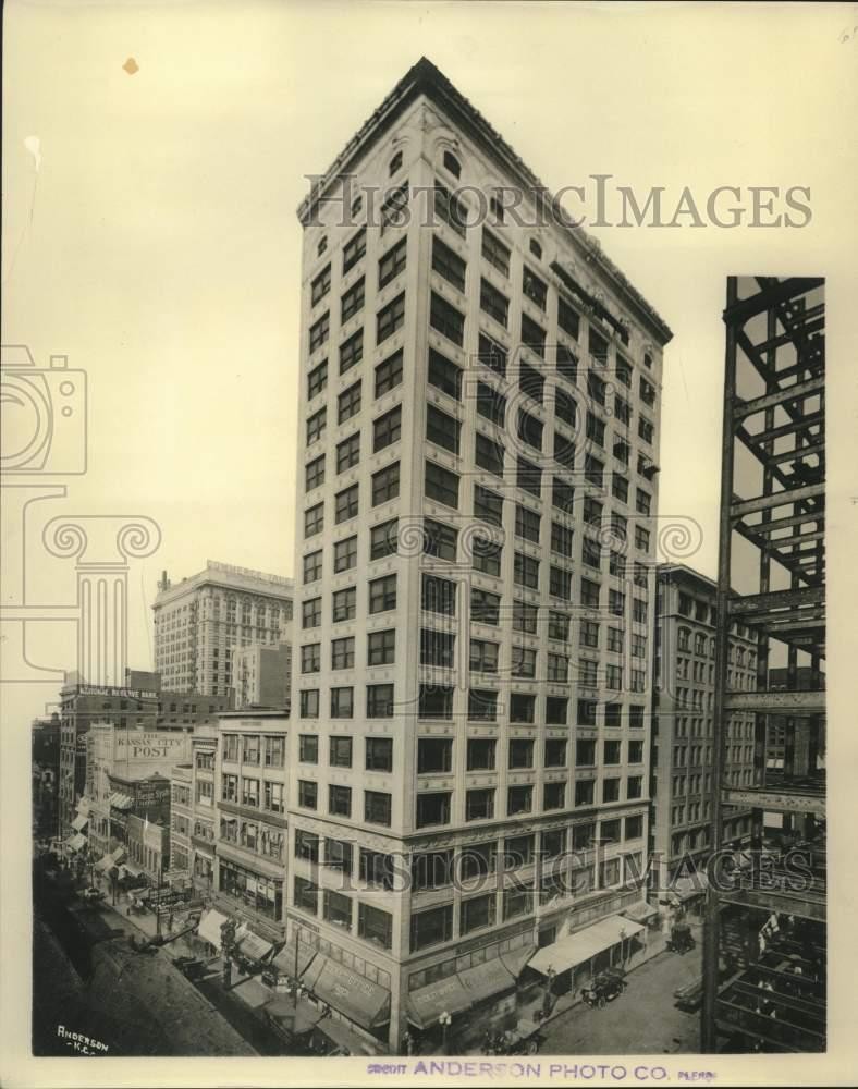 1912 Press Photo Waldheim Building at 11th and Main Street sold to Crosstown