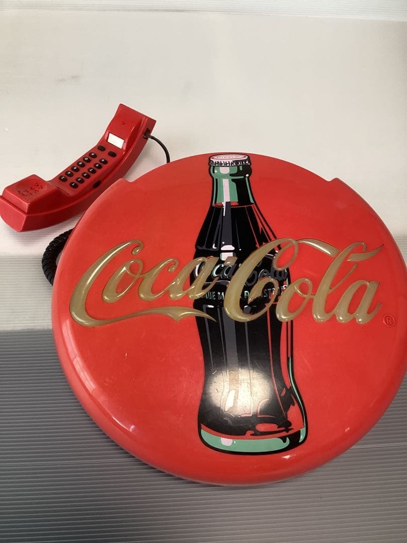 Coca-Cola Round Wall Telephone Retro Vintage