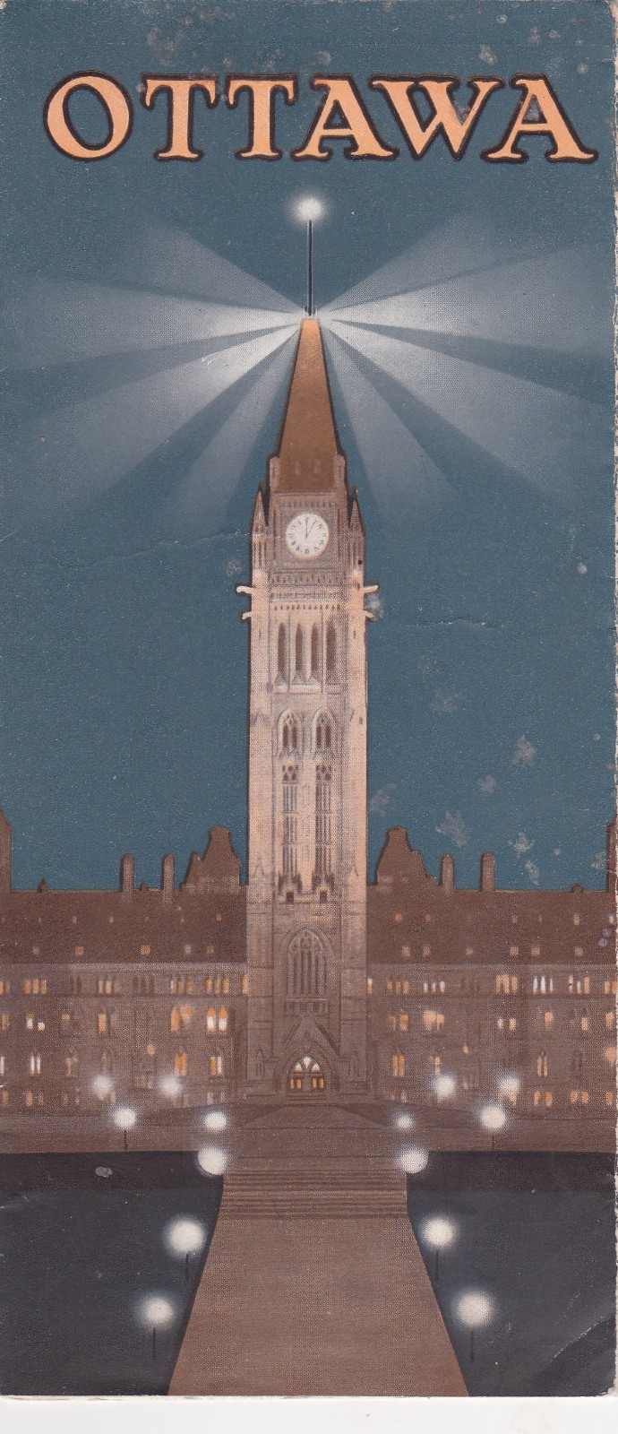 1930's Ottawa Ontario Canada's Capital Promotional Brochure