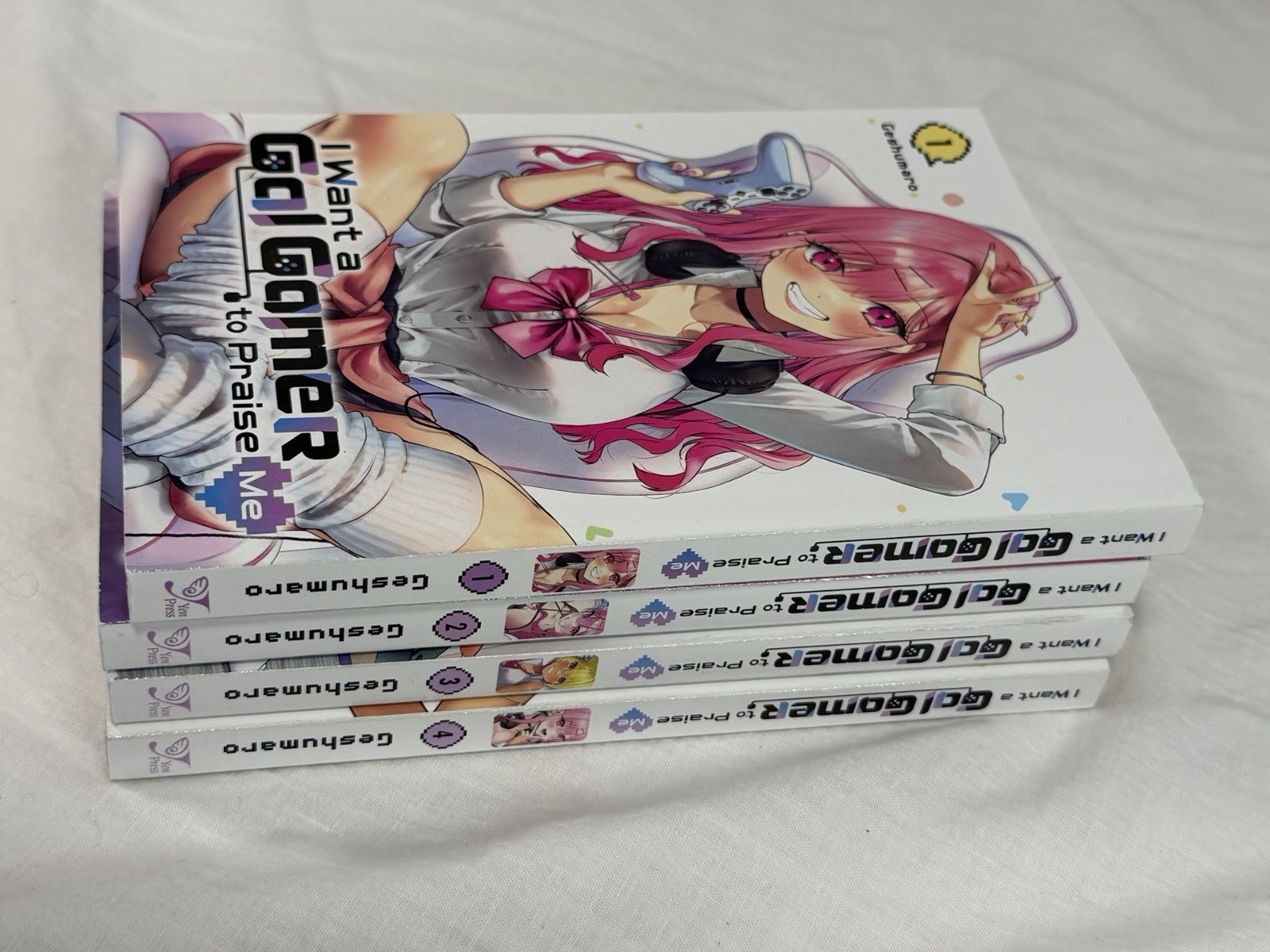 I Want A Gal Gamer To Praise Me Manga Volumes 1-4 English,  Mature