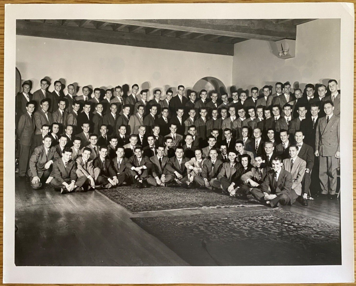 1947 PORTLAND, OREGON vintage 8x10 real photograph FURNITURE SELLER'S CONVENTION