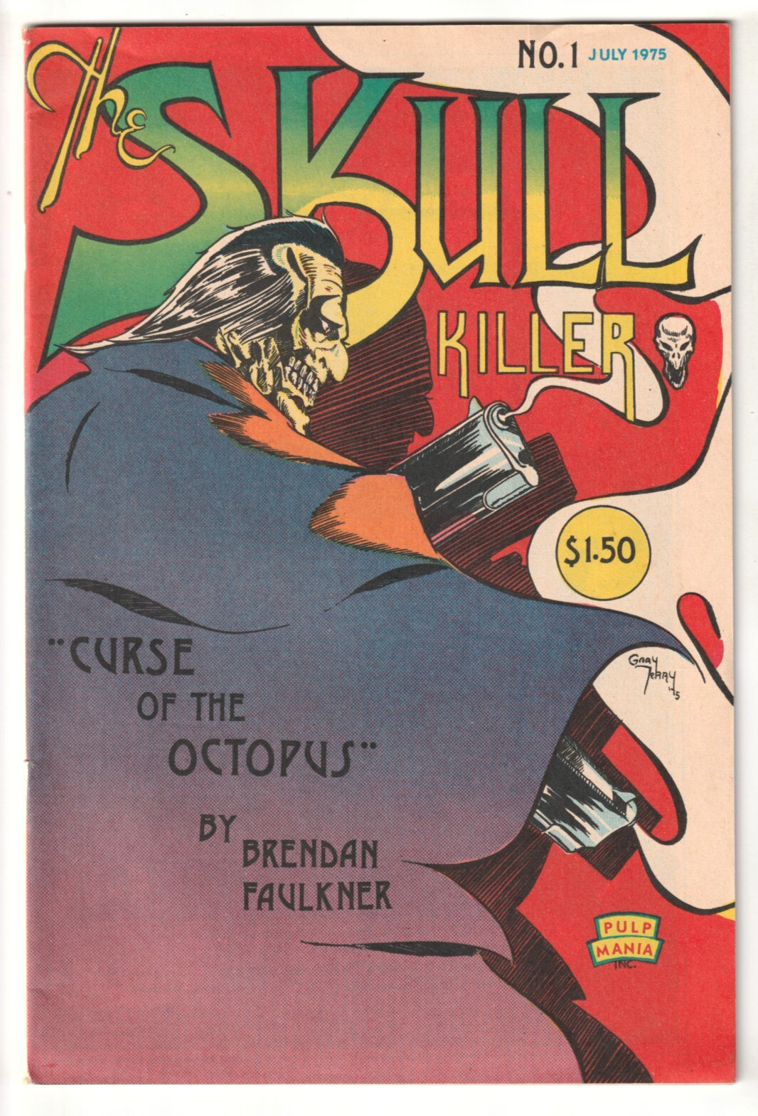 THE SKULL KILLER # 1 UNDERGROUND COMIC PULP MAGAZINE BRENDAN FAUKNER GARY TERRY