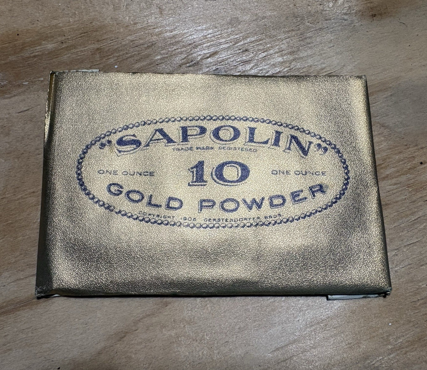 Lot of 15 Sapolin 1oz. Number 10. Vintage Gold Powder Packets.