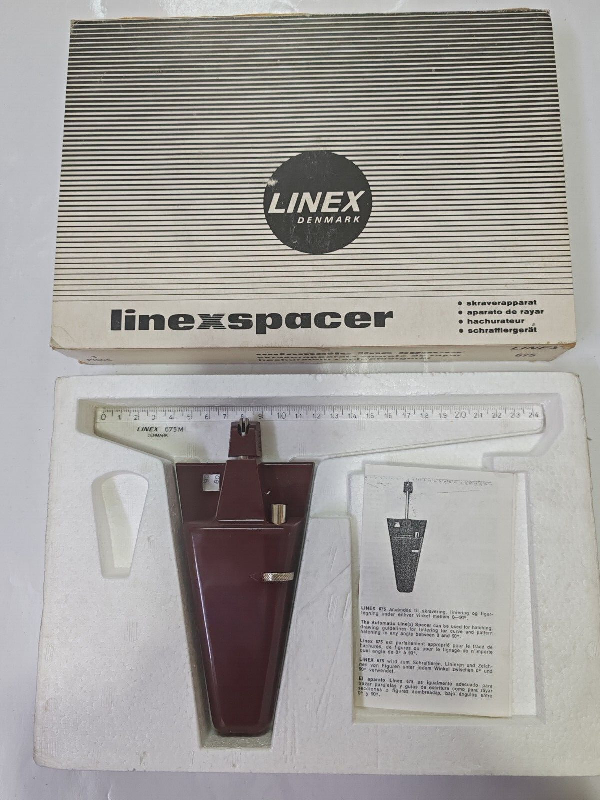 Vintage Nos Linex Automatic Line Spacer 675