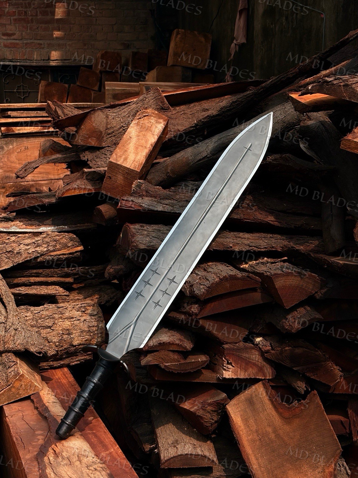 Asta Inspired Demon Dweller Sword From Black Clover Fantasy Sword Replica