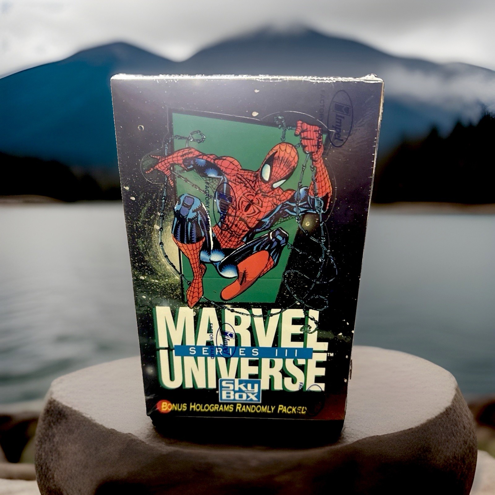 VTG SKYBOX MARVEL UNIVERSE SERIES III TRADING CARDS FACTORY SEALED ORIGINAL BOX VTG SKYBOX MARVEL UNIVERSE SERIES III TRADING CARDS FACTORY SEALED ORIGINAL BOX