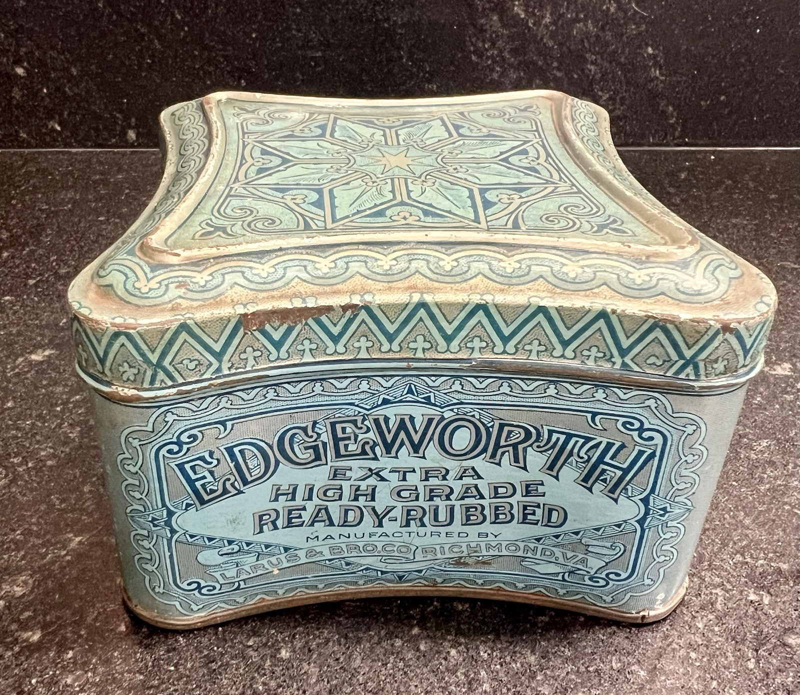 Antique Edgeworth Tobacco Tin – Larus & Bro. Co., Richmond VA