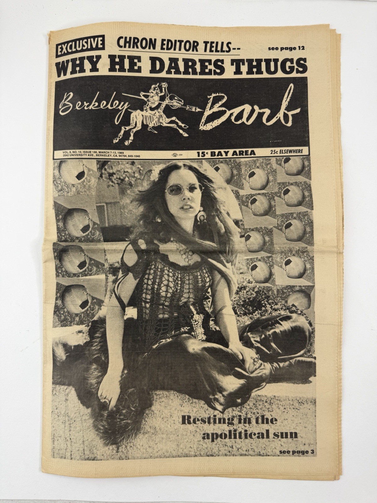 Berkeley Barb Newspaper March 7-13 1969 Vol 8 No 10 Issue 186