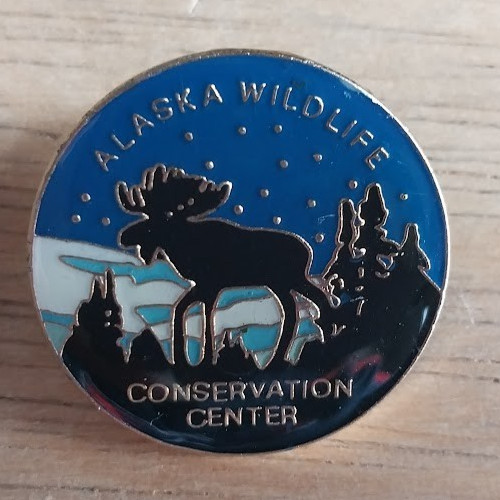 Alaska Wildlife Conservation Center Pin Travel Tourism Souvenir Vacation