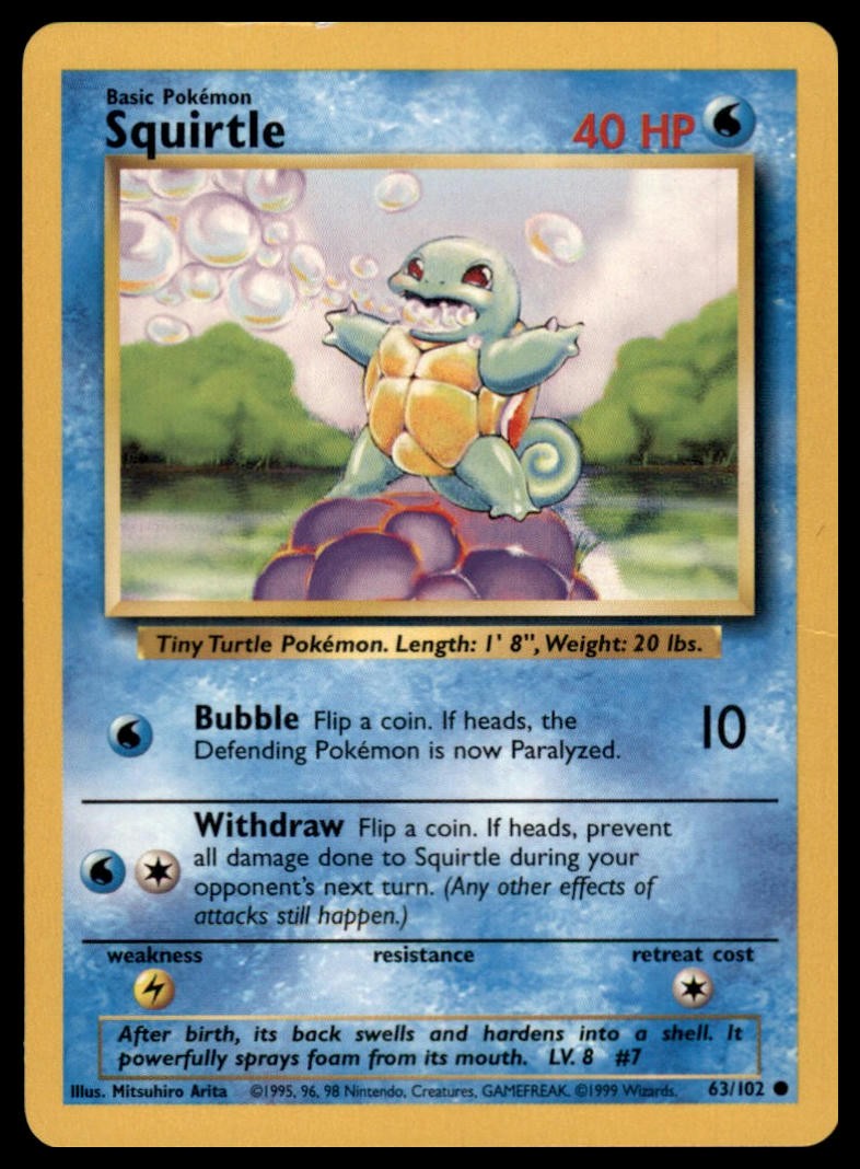 Base Set #063/102 Squirtle