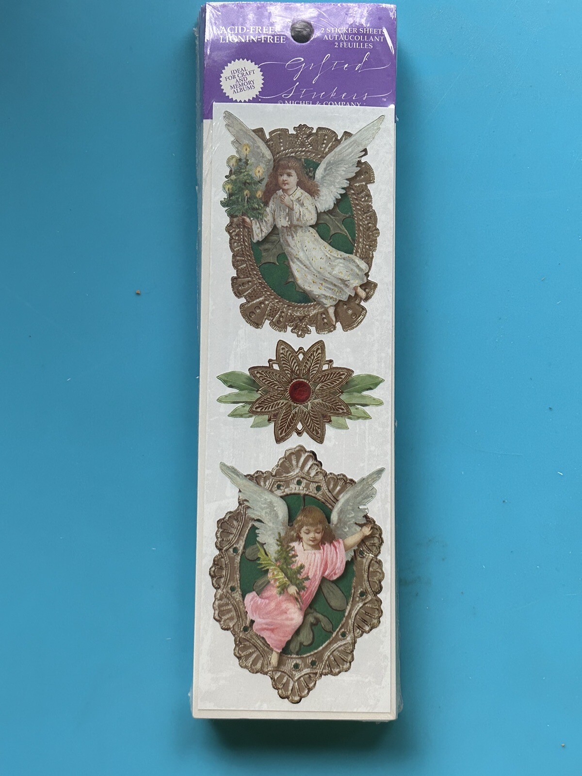 2 Packs GiftedLine Victorian Cherubs Angels Love Bubbles John Grossman Stickers 2 Packs GiftedLine Victorian Cherubs Angels Love Bubbles John Grossman Stickers