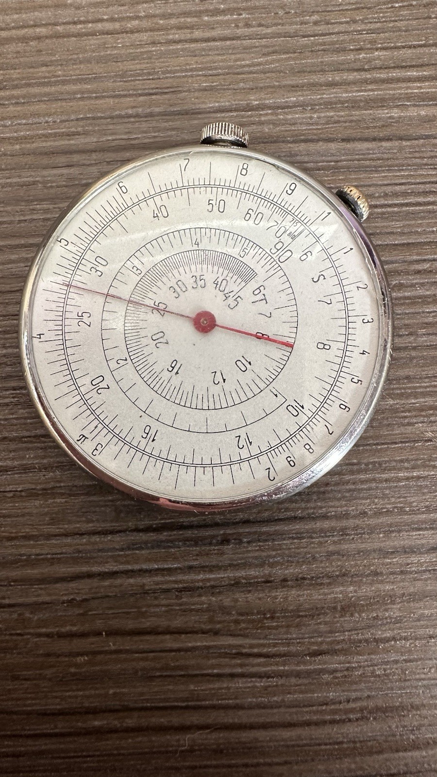 Vintage USSR KL-1 Circular Logarithmic Slide Rule Calculator Soviet Math Tool