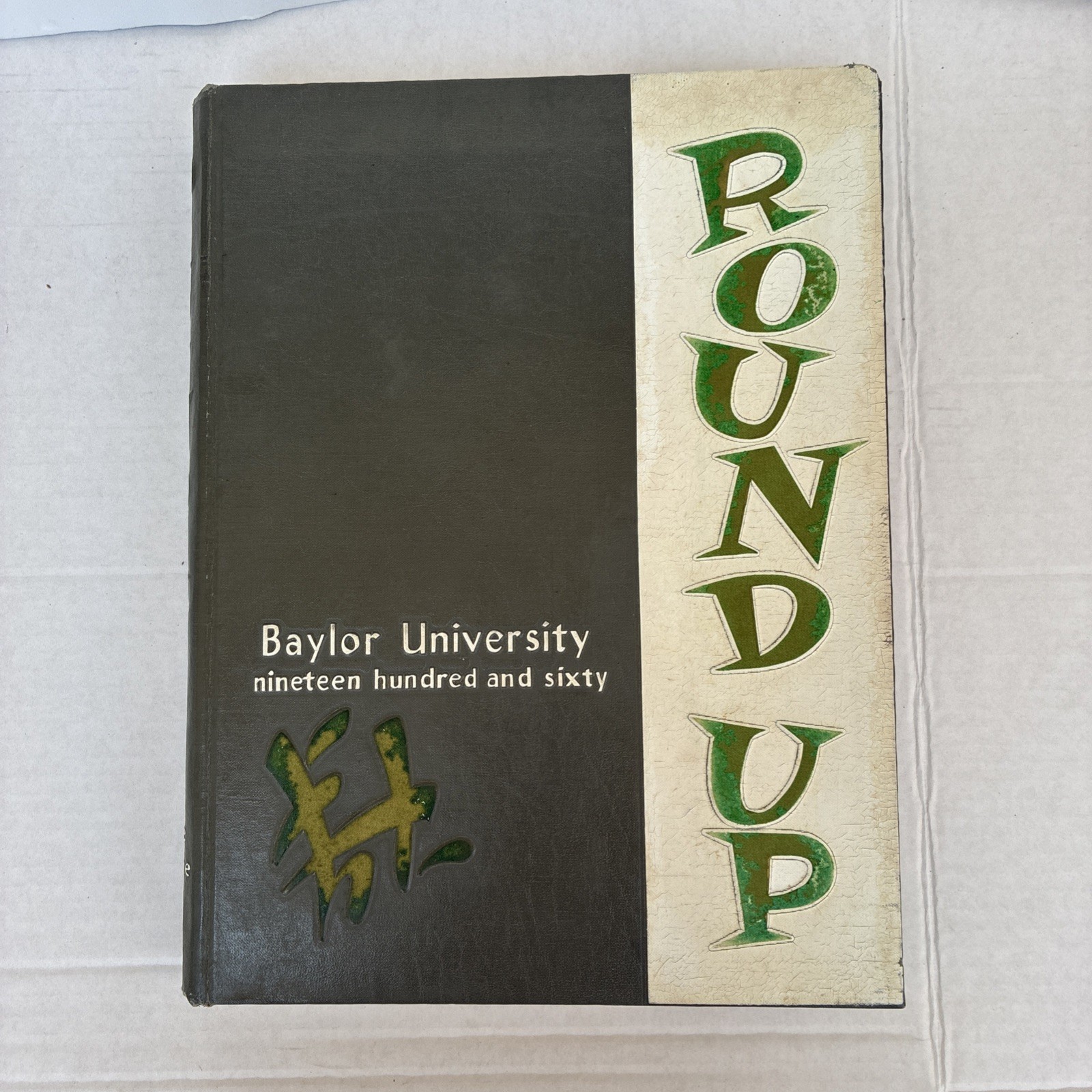 1960 Baylor University College Yearbook, The Round Up, Baylor Bears Waco Texas