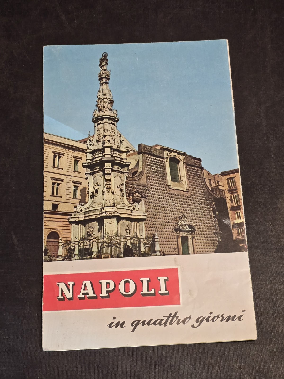 Napoli Naples Italy in 4 days Brochure 1960s with Maps