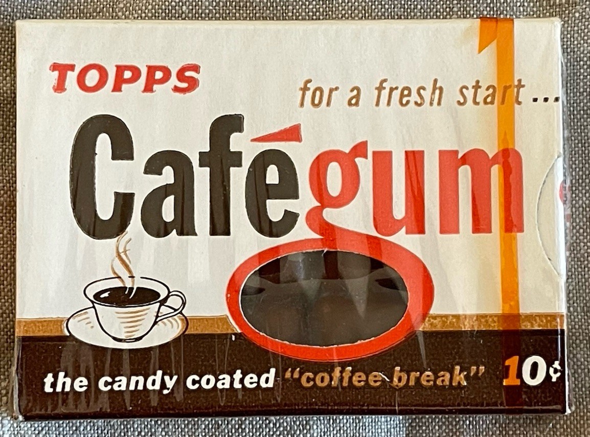 Vintage TOPPS CAFEGUM Candy-Coated “Coffee Break”  Unopened  NOS  RARE