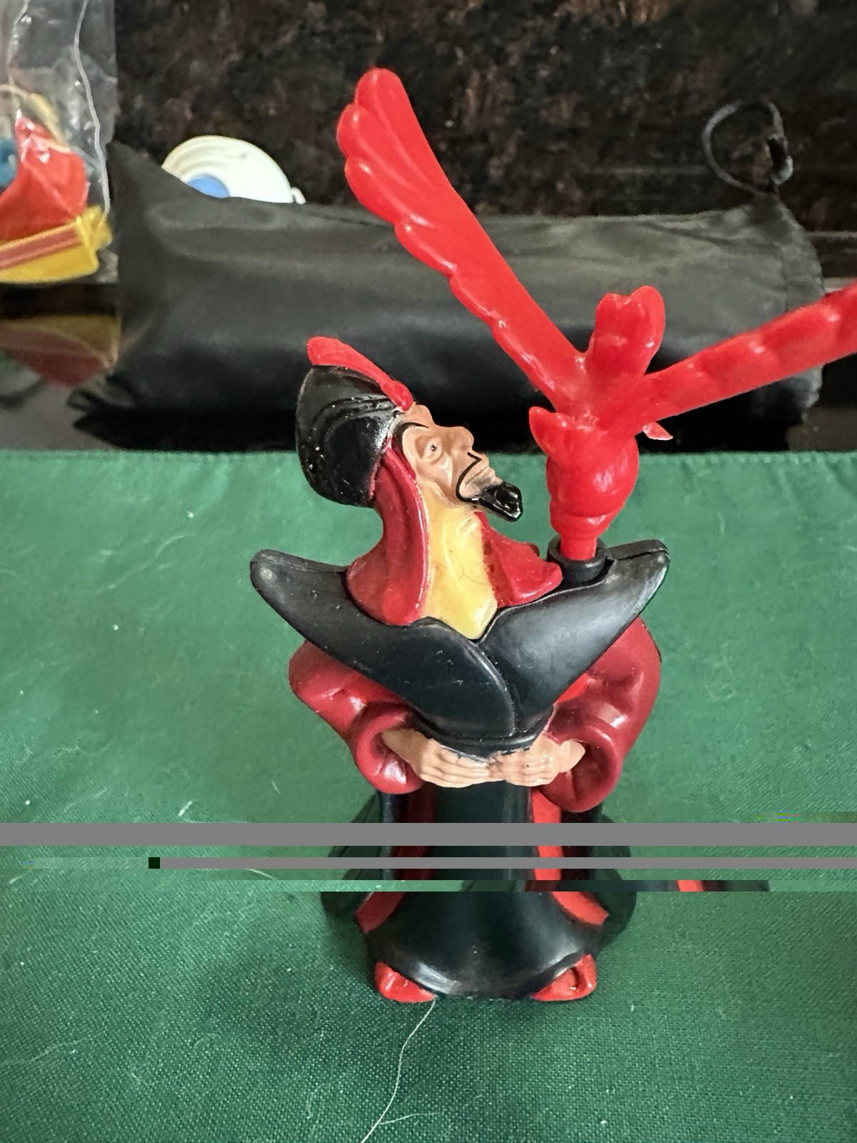Vintage Disney Aladdin Figurine. Jafar Happy Meal Toy
