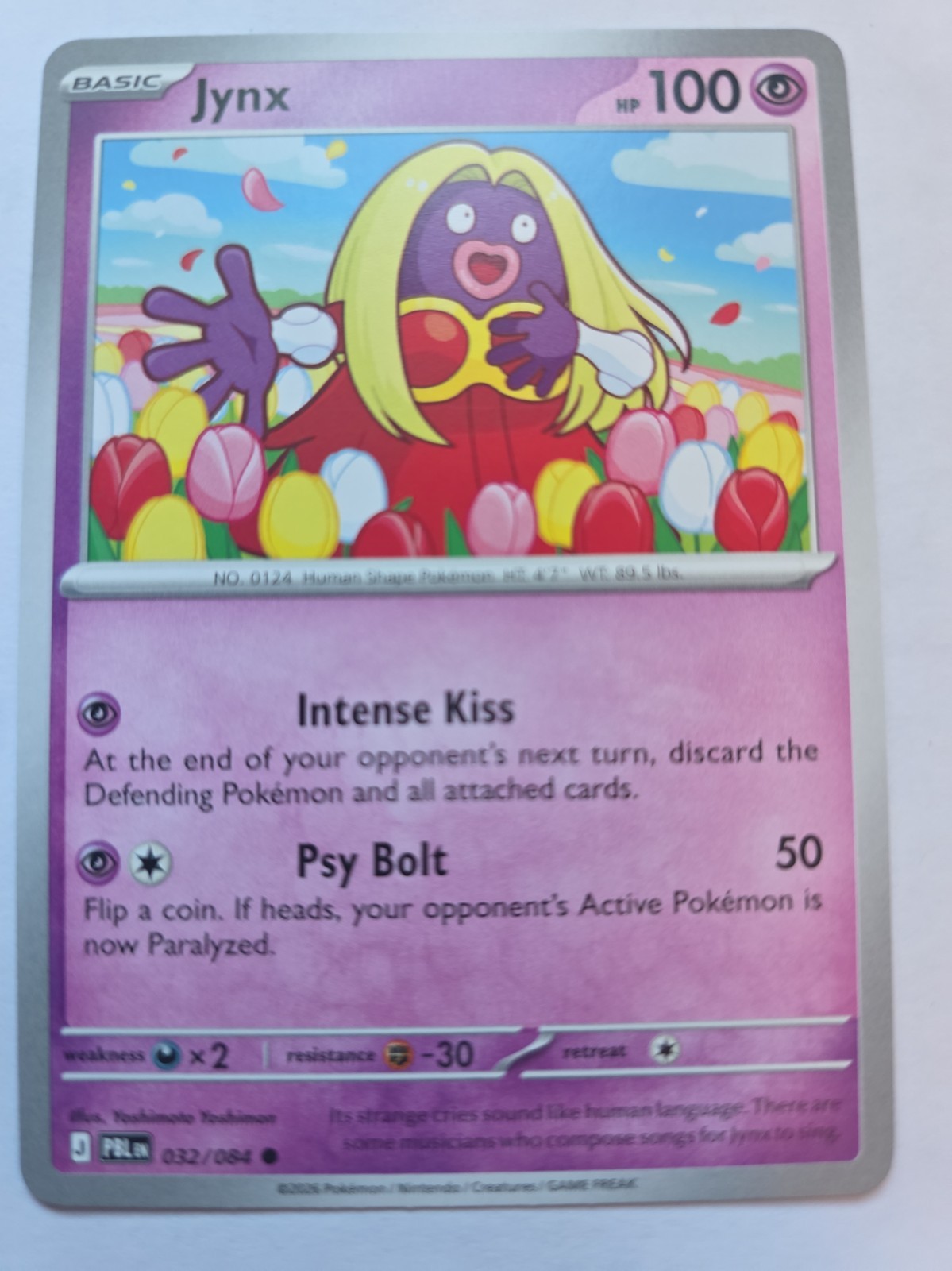 Jynx 032/084 Pitch Black Pokemon Card