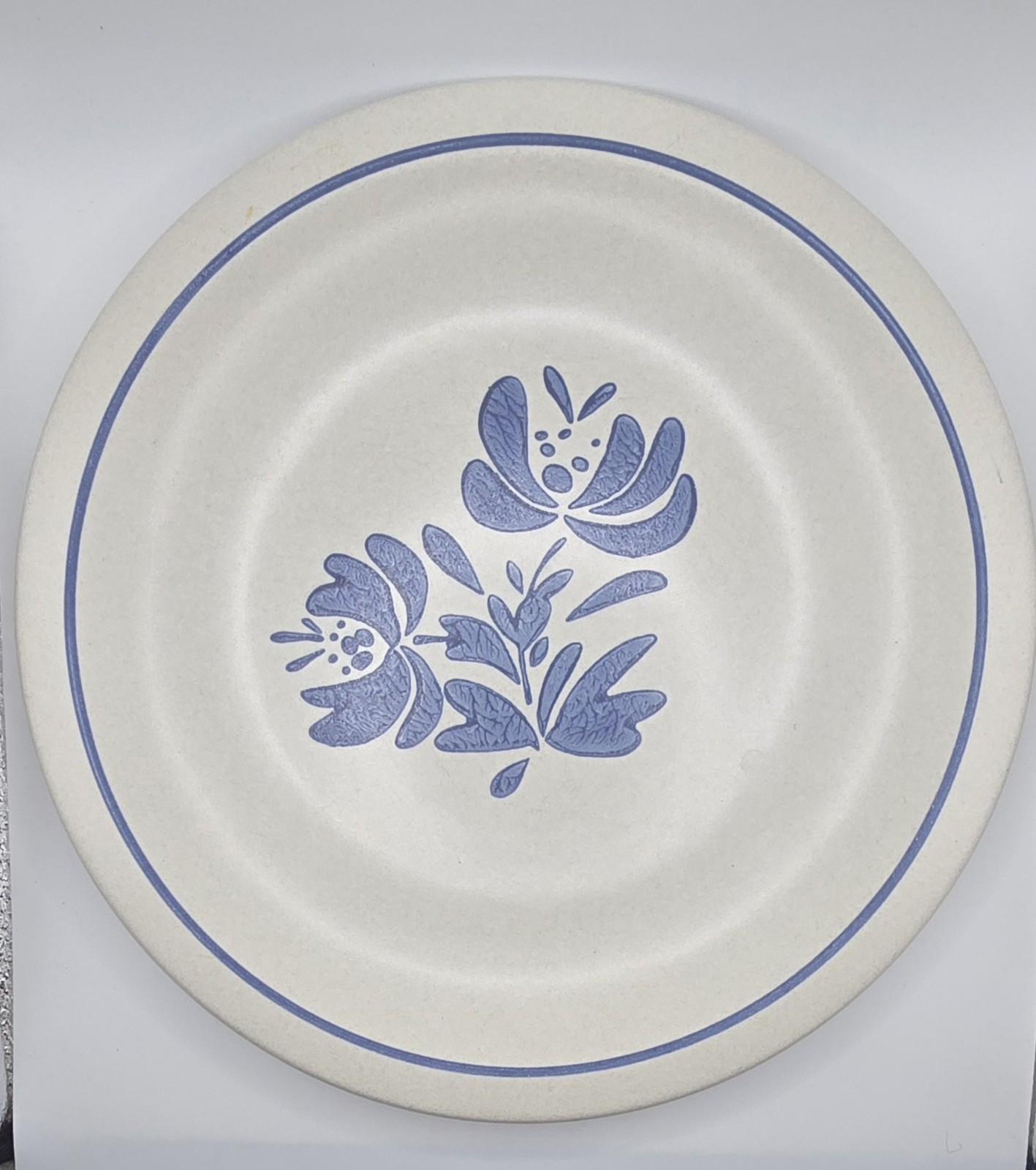 Vintage Pfalzgraff Yorktowne Stoneware Traditional Blue Floral-7