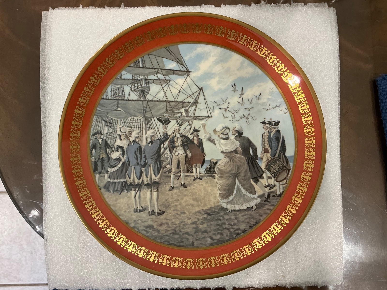 Marquis de Lafayette Collector Plate - The Commemoratives Fine Arts Society