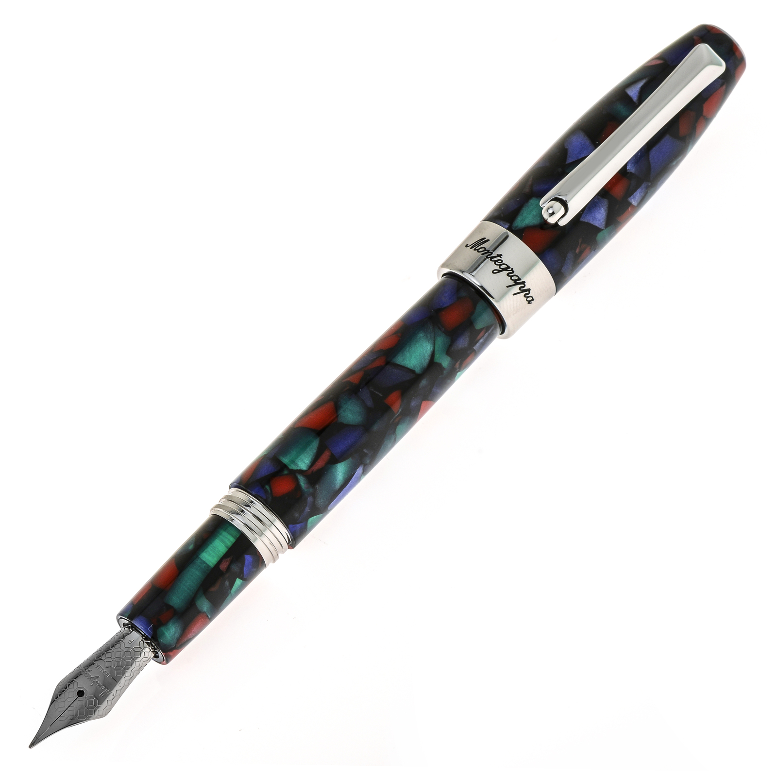 Montegrappa Fortuna Mosaico Aurora Fountain Pen ISFOBIK