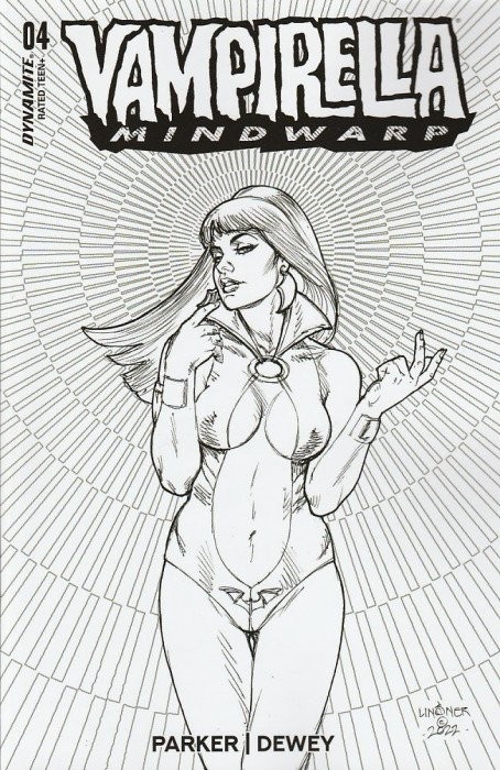 Vampirella Mind Warp #4G VF/NM; Dynamite | 1:15 variant Linsner - w/Bag+Board
