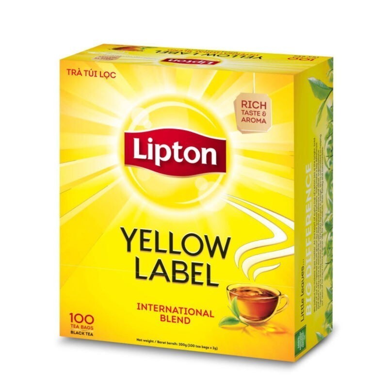 Lipton Tea Yellow Label international  blend black tea (100x2g)  